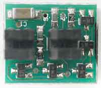 Rotation sensor circuit board, top view